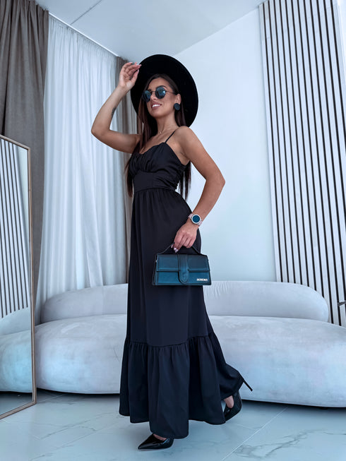 "BLACK ELEGANCE" garā kleita 9267